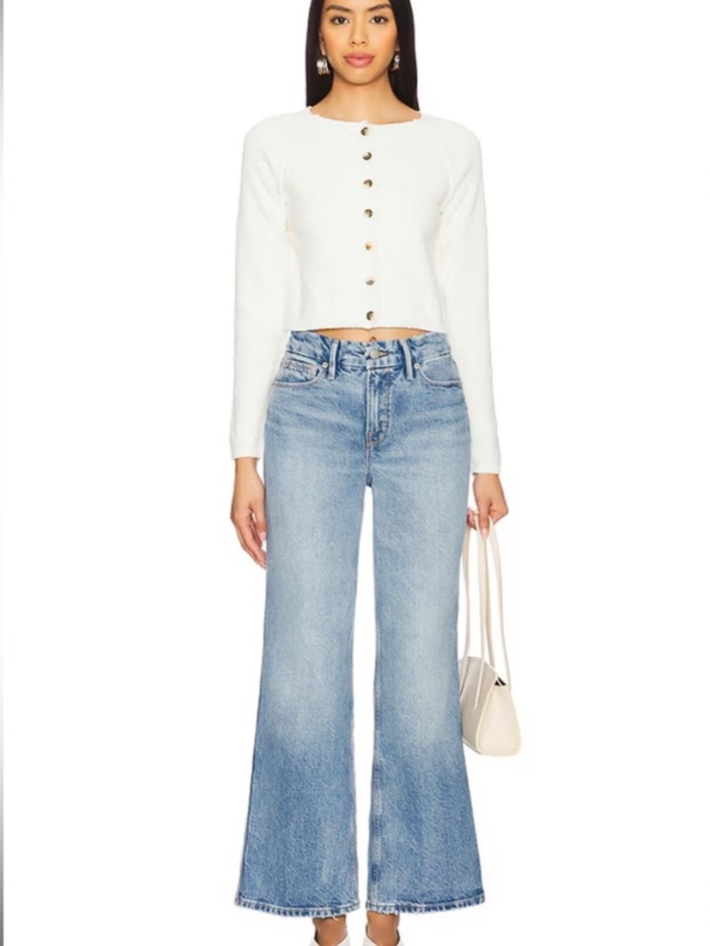 Good American Good Petite Skate Jeans in Indigo756 Sz 4/27 PETITE